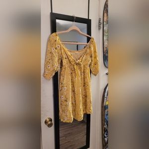 O'Neill yellow daisy floral print sundress